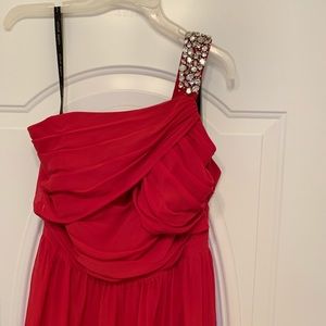 Alfred Angelo red sparkly bridesmaid dress size 12